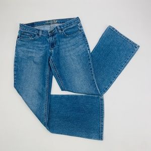 American Eagle Womens Jeans 4 Petite Blue Stretch